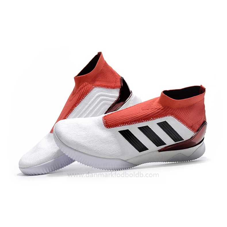 Adidas Predator Tango 18+ Turf Fodboldstøvler Herre – Hvid Rød